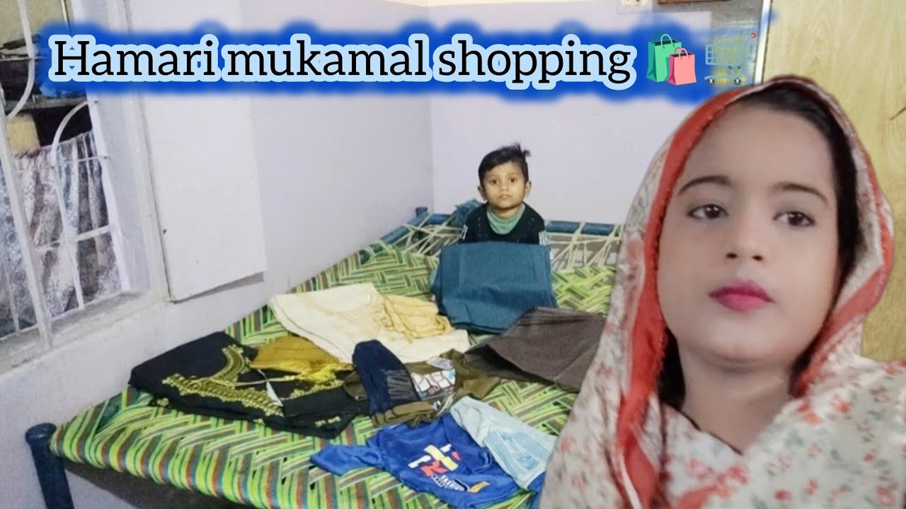 Bachon ki shopping 🛍️🛒 mukamal👌ya sot kis K liye ha🤔 (last part)