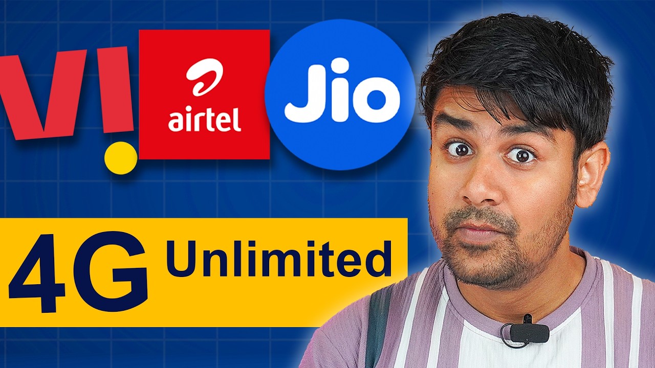 4G is Unlimited Now - Jio, Airtel & Vi
