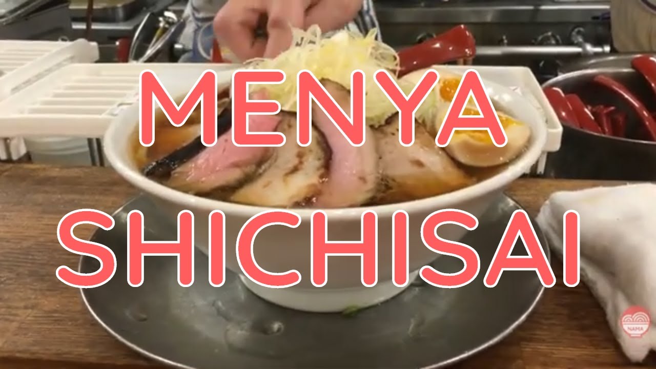 Kitakata Ramen with Handmade Noodles MADE TO ORDER at MENYA SHICHISAI