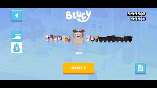 New update in Crossy Road Castle Bluey character Playing as Jack