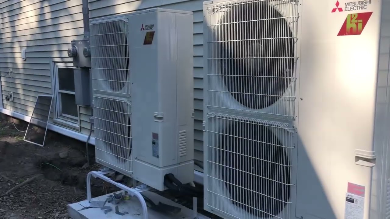 Mitsubishi 20 SEER heat pumps installed in Woburn, MA. 