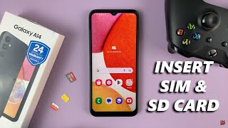 How To Insert SIM & SD Card In Samsung Galaxy A14