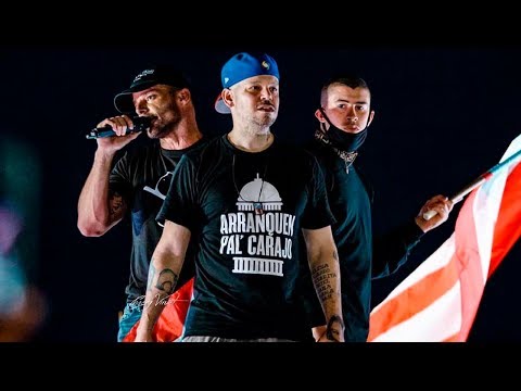 Video: Bad Bunny Og Ricky Martin Deltag I Marches I Puerto Rico