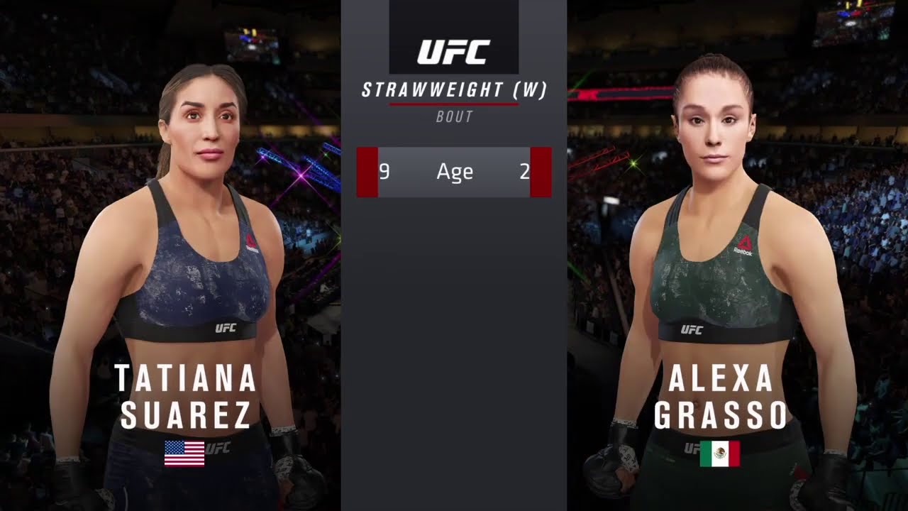 UFC 4 - Tatiana Suarez vs Alexa Grasso - YouTube