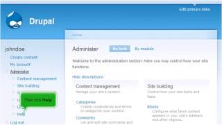 Getting help with Drupal Profile