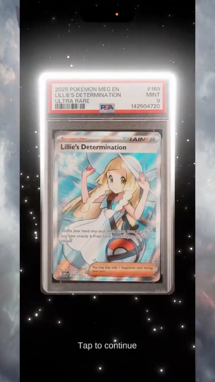 2025 Pokémon Lillie's Determination PSA9 2025 Pokemon Mega Evolution SIR Lillie's Determination #184 PSA 9