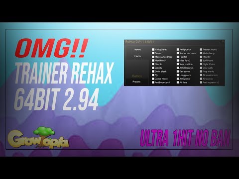 Growtopia | New Trainer ReHax (RavenHaxs) 2.94! 30hacks! (64bit) No ban!