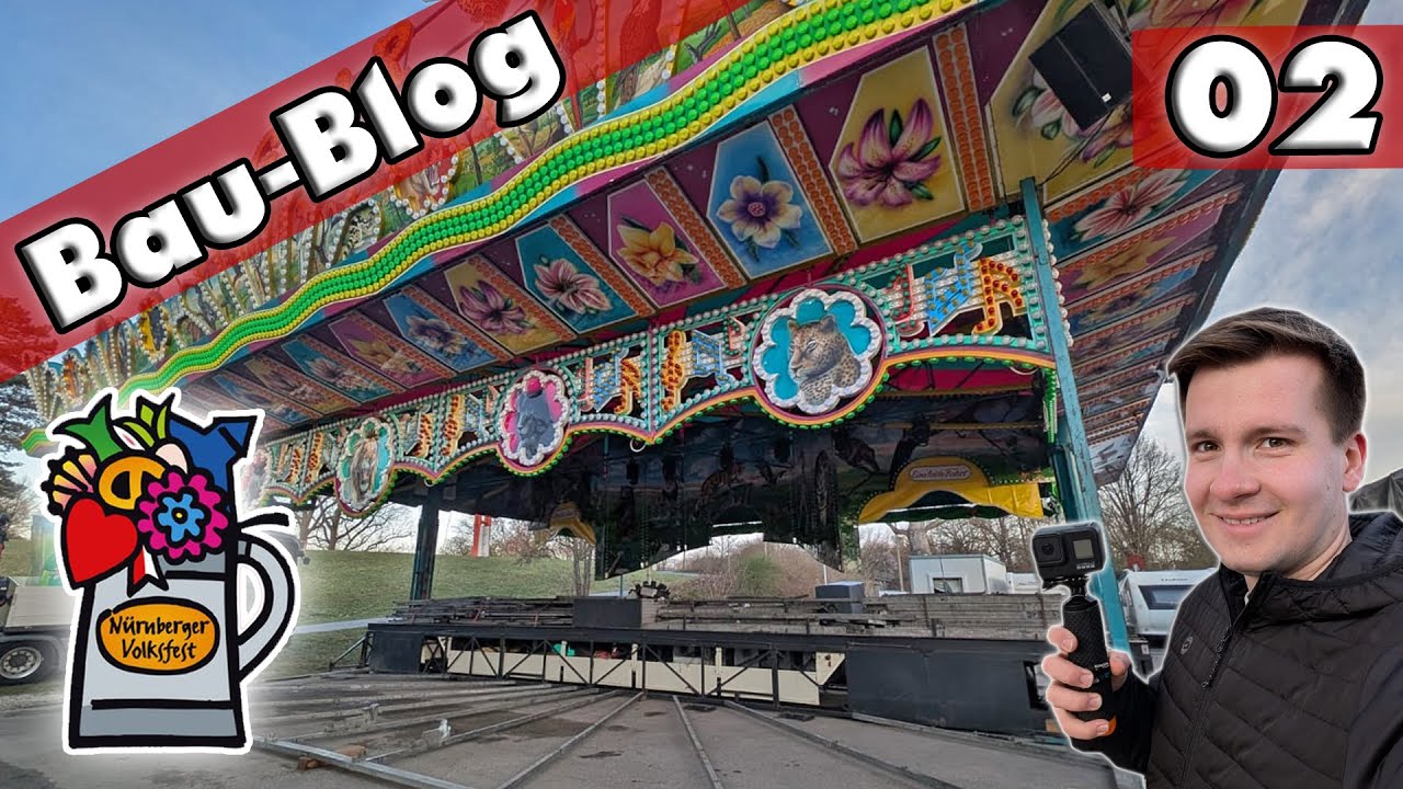 Nürnberger Frühlingsfest 2025 - Aufbau | Bau Blog #02 [FULL HD]
