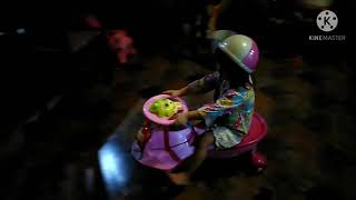 Batang Marunong Sumonod Sa Batas Trapiko, Takip Nang Basurahan Ang Gamit Na Helmitgrab Tv