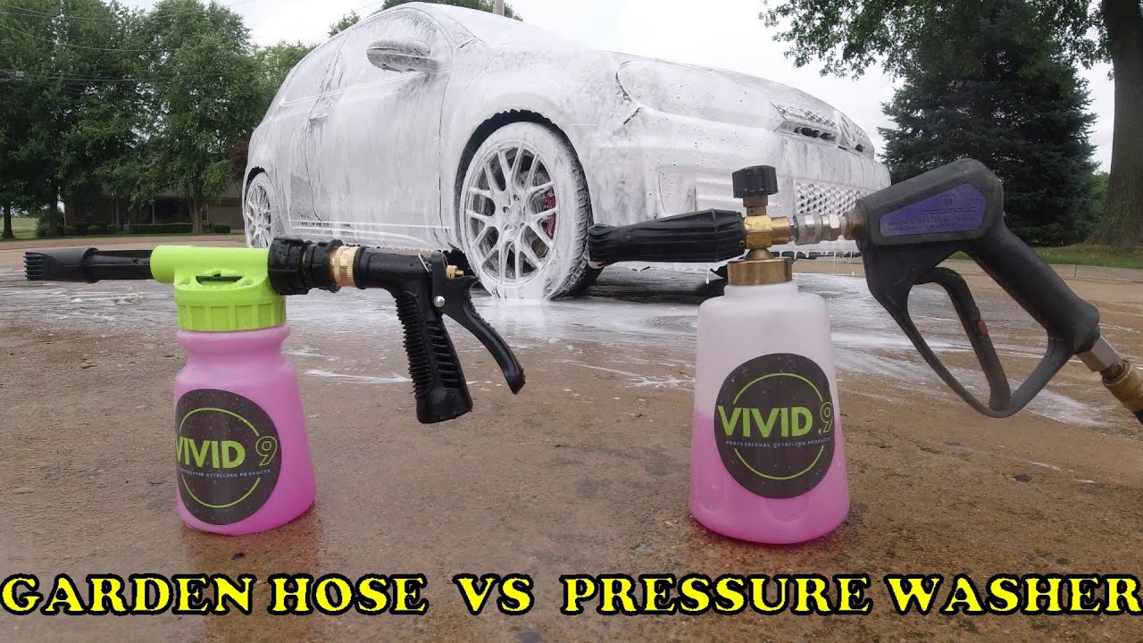 Any garden-hose “foam cannons” worth it? No way for me to have/use a  pressure washer. : r/Detailing