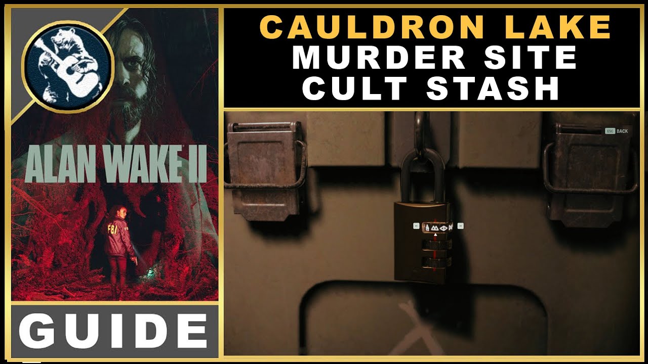 Alan Wake 2 Murder Site Cult Stash