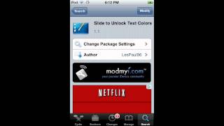 How To Have Colors Run Through Lock screen Text On iPod screenshot 5