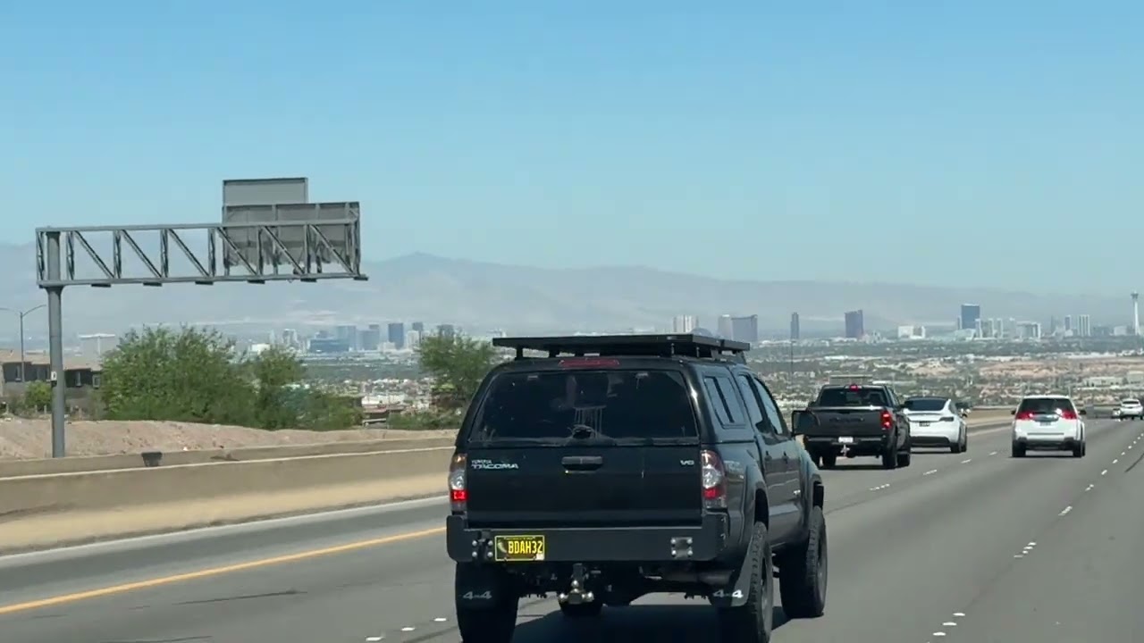 Driving to Vegas from Laughlin, Nevada