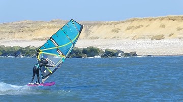 In search of Wind and Waves, Corona days. Agger Denmark THY Cold Hawaii Windsurf Video log 6/4 2020.