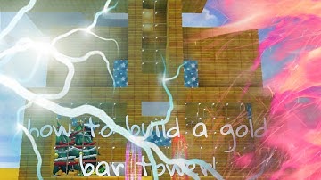 How To Build A Gold Bar House! | Blockman Go | IamNotMisukoBg |