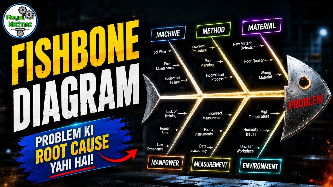Fishbone Diagram | Ishikawa Diagram | Cause and effect diagram | 7 QC ...