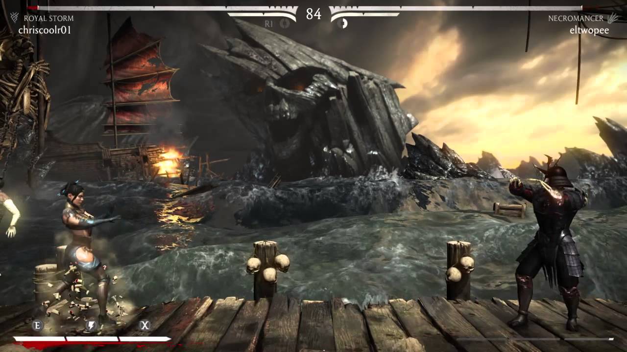 MKX - chriscoolr01 (Kitana) vs L2P (Shinnok)  - PS4