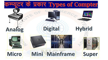 Types of Computer कंप्यूटर के प्रकार || What are the main types of computer @NICTOfficial #nict