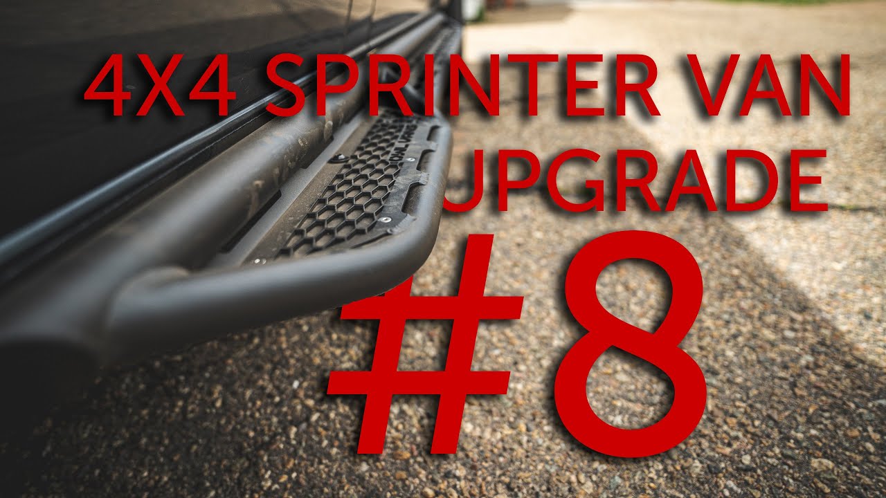 4X4 Sprinter Van Upgrade #8: Owl Vans Sprinter Side Steps