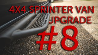 4X4 Sprinter Van Upgrade #8: Owl Vans Sprinter Side Steps