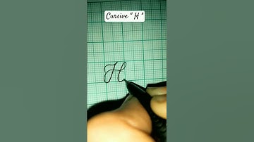 How to write letter H #handwriting #veemeek #viralshorts #shorts