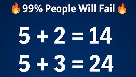 Only 1% Can Solve This! 🔥 5+5=? | Mind Blowing Math Puzzle 😱 | Can You Crack It?
