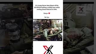 Why Did This U.S. Army Nurse Hold a Teddy Bear During Desert Storm 🧸🇺🇸#shorts