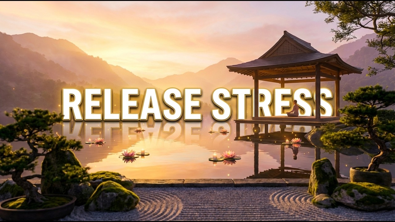 Solfeggio Frequencies to Release Stress !  Worry & Tension | Instant Calm & Deep Relaxation Solution