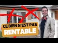 La rentabilit ne sert  rien immobilier