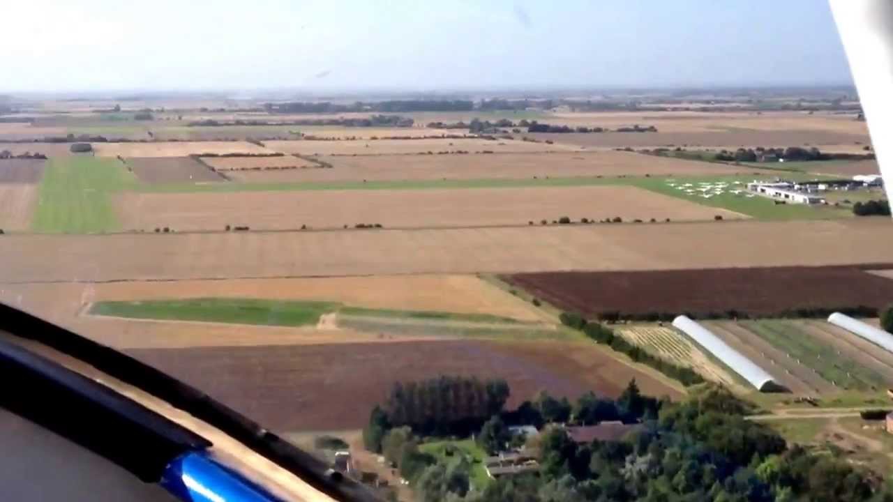 Jodel 150a Mascaret G-CGMH flying into Fenland airfield.