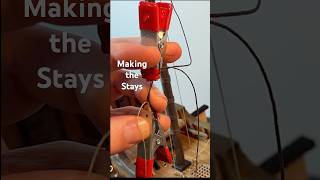 How to make stays on a model ship.
