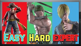 JUMP FORCE STRAW HAT PIRATES COMBOS!