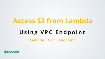 Access S3 from lambda within VPC using VPC Endpoint - Lambda with EFS