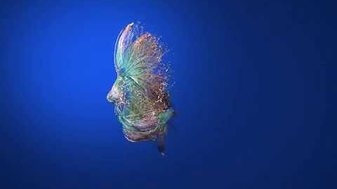 Abstract Image using X-Particles in Cinema4D