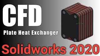Optimizing Plate Heat Exchangers with CFD: A SolidWorks 2020 Parametric Study Tutorial