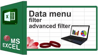 MS excel 2013 class 51 data menu filter and advanced filter  Urdu/Hindi