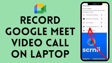 How to Record Google Meet Video Call on Laptop (2024) | Google Tutorial