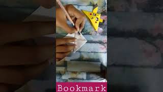 how to make paper bookmark#youtubeshorts #craft