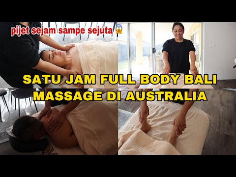 BALI MASSAGE DI AUSTRALIA SEKALI PIJET SAMPAI SEJUTA | ASMR BALI MASSAGE