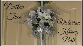 Dollar Tree Victorian Kissing Ball | Holiday DIY
