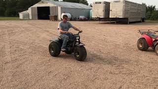 GH3781 Kawasaki KLT 110 3-Wheeler selling on BigIron 10-21-2020
