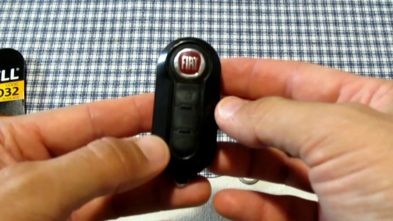 Come sostituire la batteria chiave della Fiat Fullback