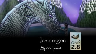 Ice Dragon speedpaint