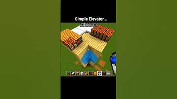 simple Elevator... Minecraft game 🎮#shorts #viralshorts