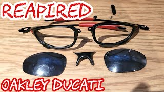 Oakley Juliet Carbon DUCATI repair #oakley