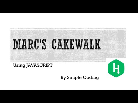 Hackerrank - Solved Marc's cakewalk using Javascript