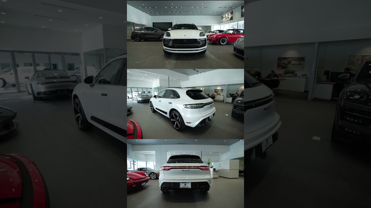 2024 Porsche Macan S Carrara White Metallic Reel