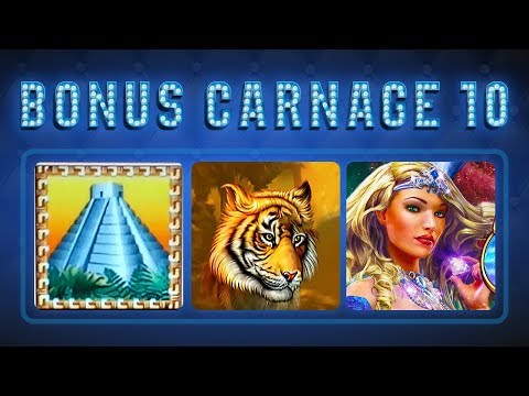 Bonus Carnage 10 - HIGH LIMIT SLOT SUFFERING - $22.50 Bet Jungle Wild!