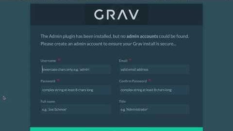 Grav CMS Server Install using the SourceLair Cloud IDE