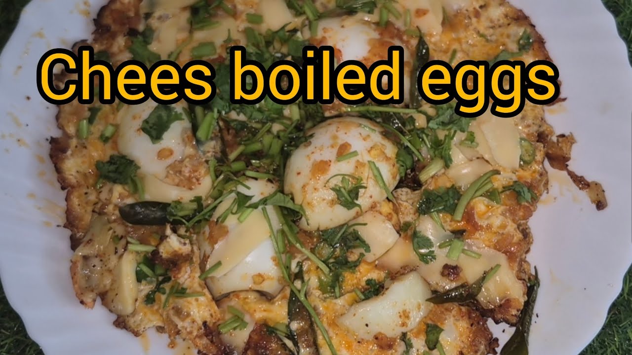 Cheese  boiled egg recipe    